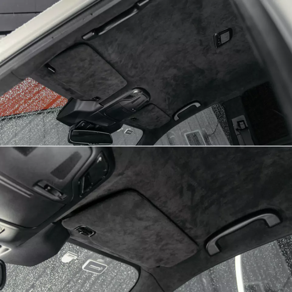 Доработали Subaru Outback: удалили старую шумоизоляцию и выполнили новую, построили акустическую систему, перетянули потолок в алькантару с окрасом пластика, перешили руль в кожу